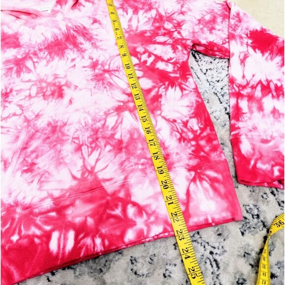 NWT Pink Tie dye Spiritual Gangster hooded sweatshirt - Picture 9 of 10